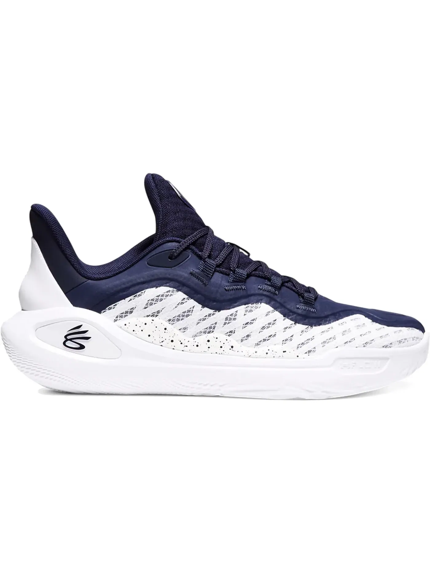Мужские кроссовки для баскетбола Under Armour Curry 11 TB — изображение 1 из 1, белый/темно-синий