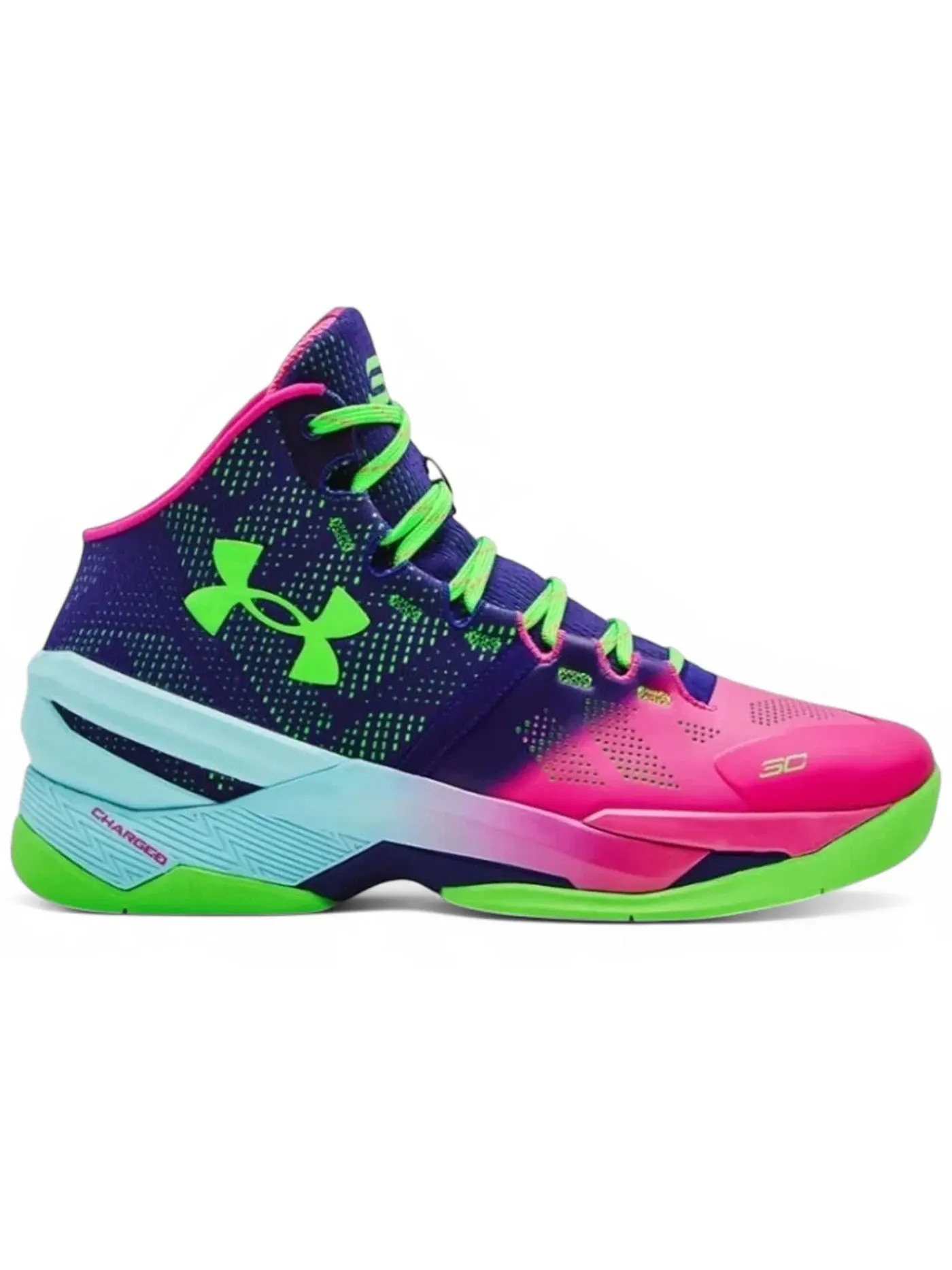 Мужские кроссовки для бега Curry 12 Under Armour — изображение 1 из 1, розовый/фиолетовый