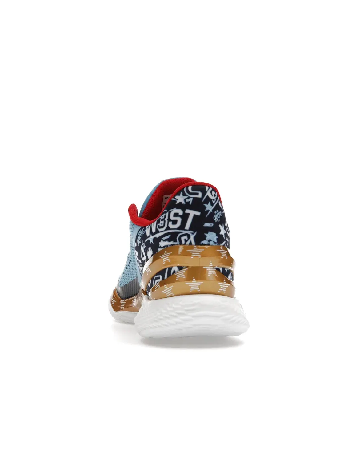 Мужские баскетбольные кроссовки с низким вырезом Under Armour Curry 2 Low FloTro — изображение 4 из 4, синий/желтый