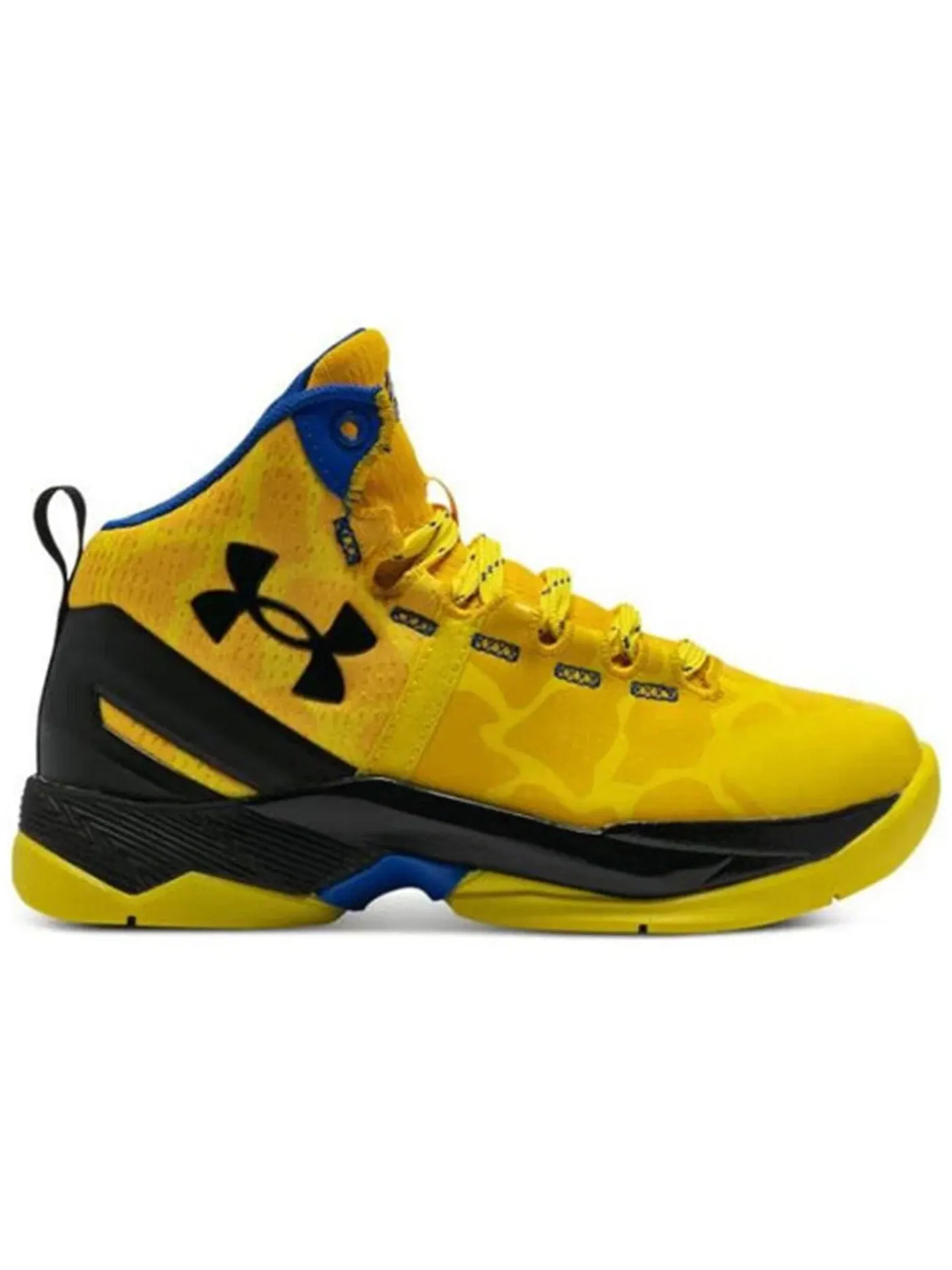 Детские кроссовки для мальчиков с длинным шнурком Under Armour Curry 2 Retro — изображение 1 из 1, золотистый