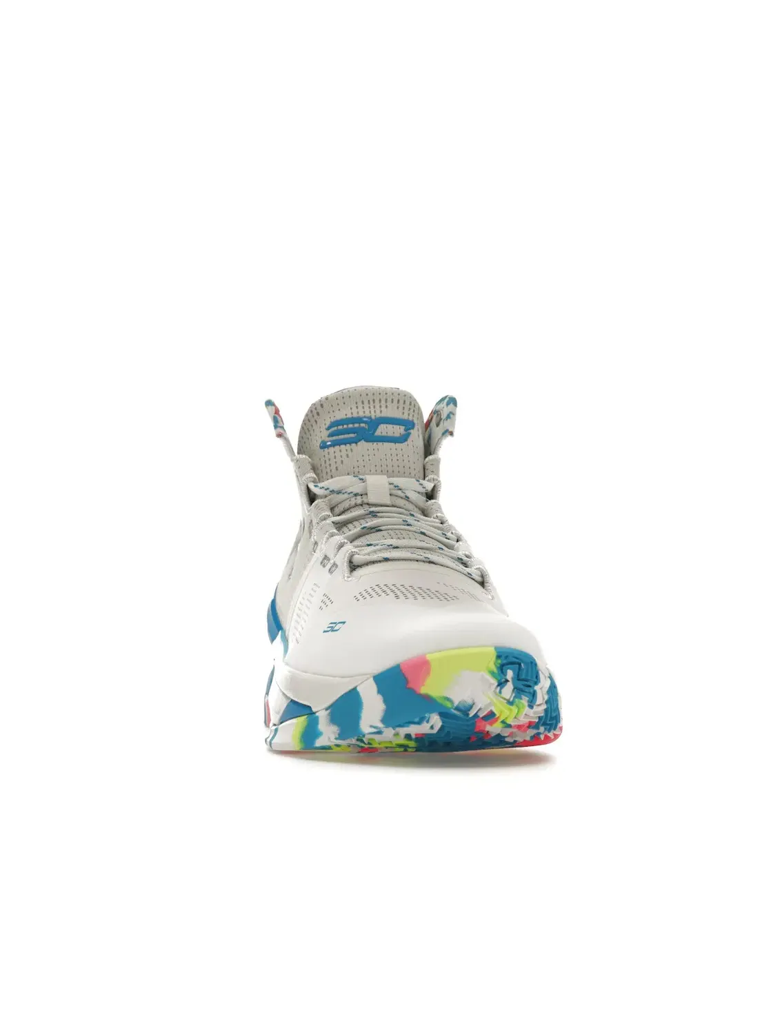 Мужские кроссовки для баскетбола Under Armour Curry 2 Retro — изображение 2 из 4, белый/розовый