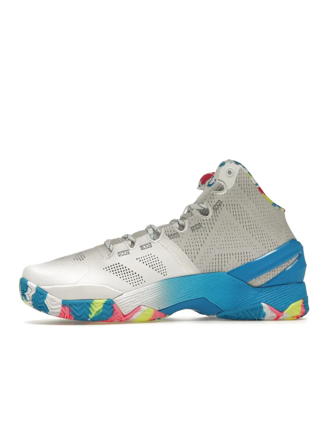 Мужские кроссовки для баскетбола Under Armour Curry 2 Retro — изображение 3 из 4, белый/розовый