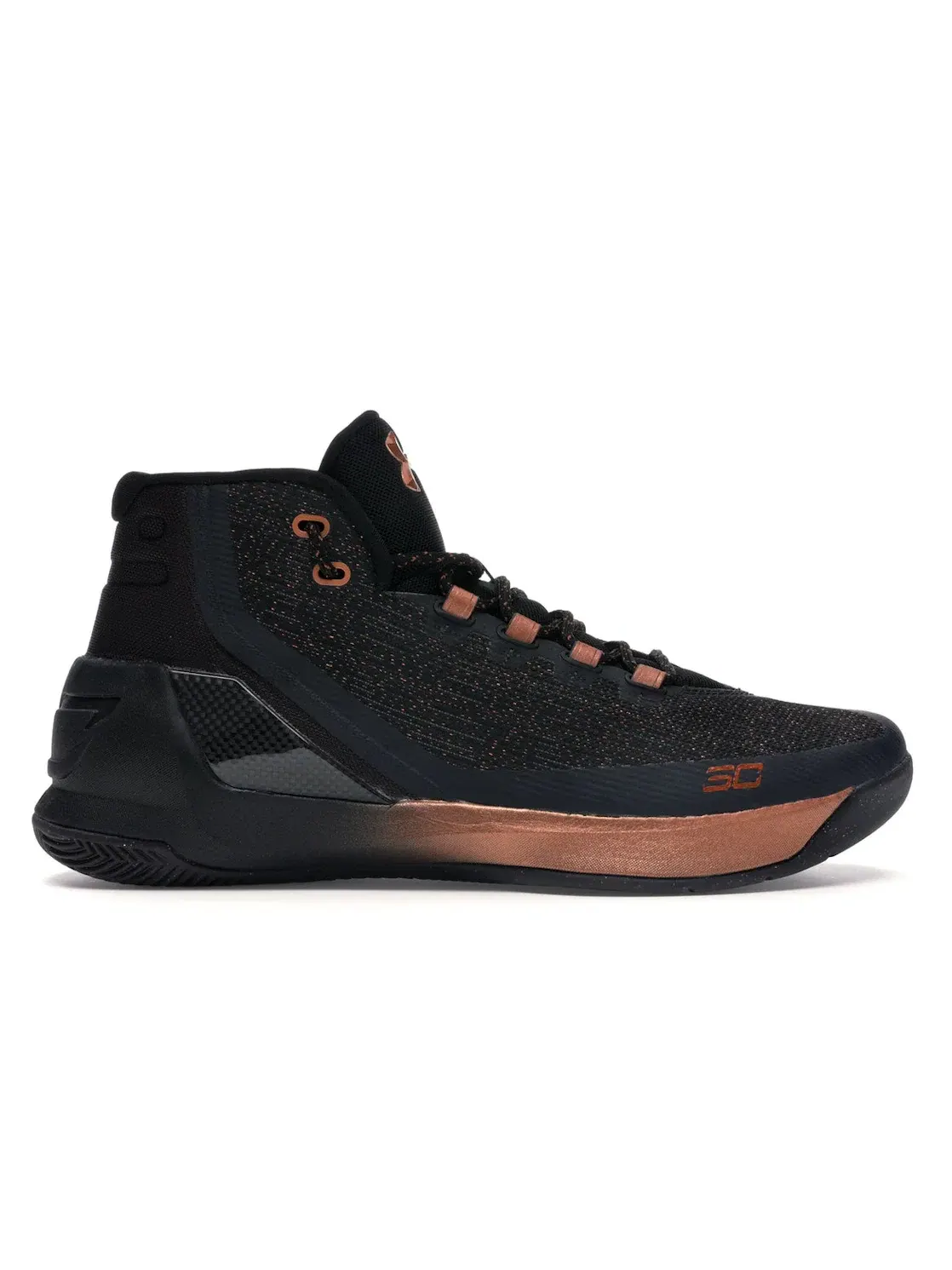 Мужские кроссовки для баскетбола UA Curry 3 Under Armour — изображение 1 из 4, черный/металлик-металлик