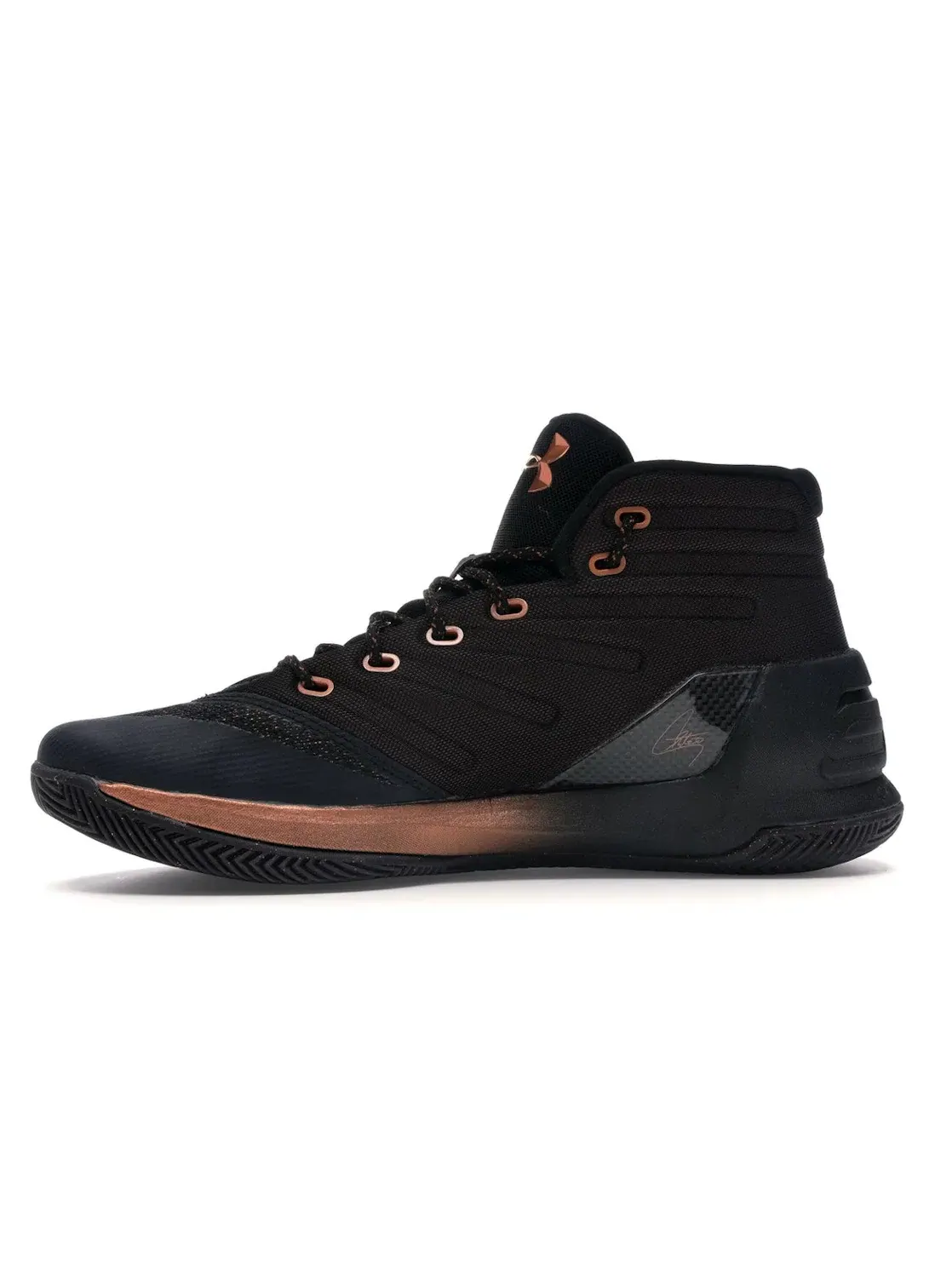 Мужские кроссовки для баскетбола UA Curry 3 Under Armour — изображение 3 из 4, черный/металлик-металлик
