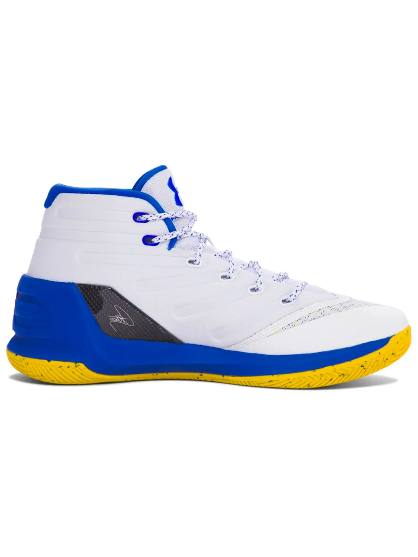 Мужские кроссовки для баскетбола UA Curry 3 Under Armour — изображение 1 из 1, белый/синий