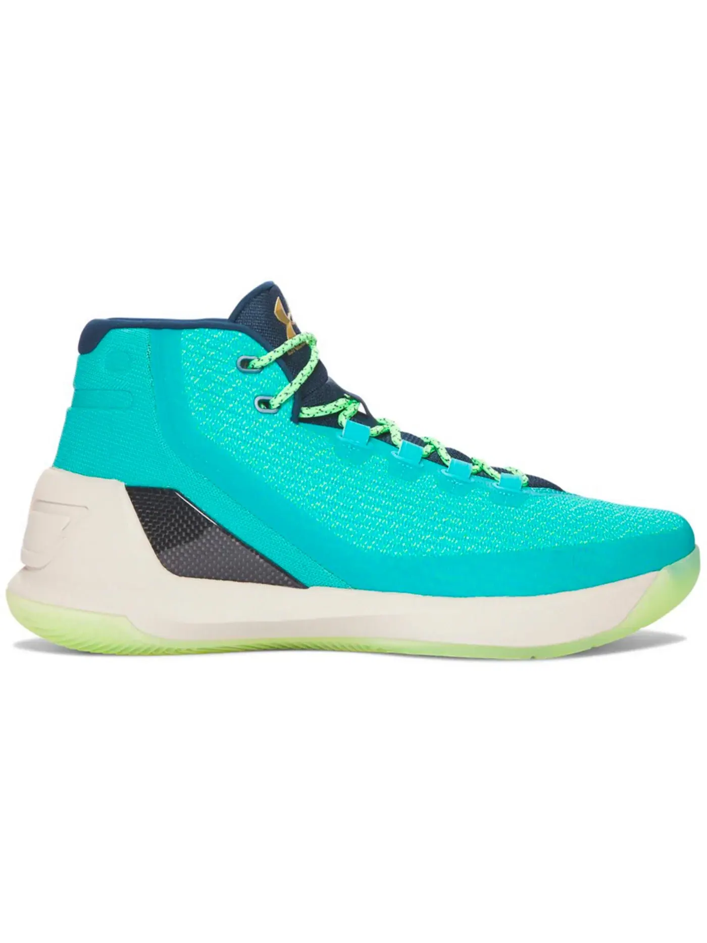 Мужские кроссовки для баскетбола Under Armour UA Curry 3 — изображение 1 из 1, металлик золотистый