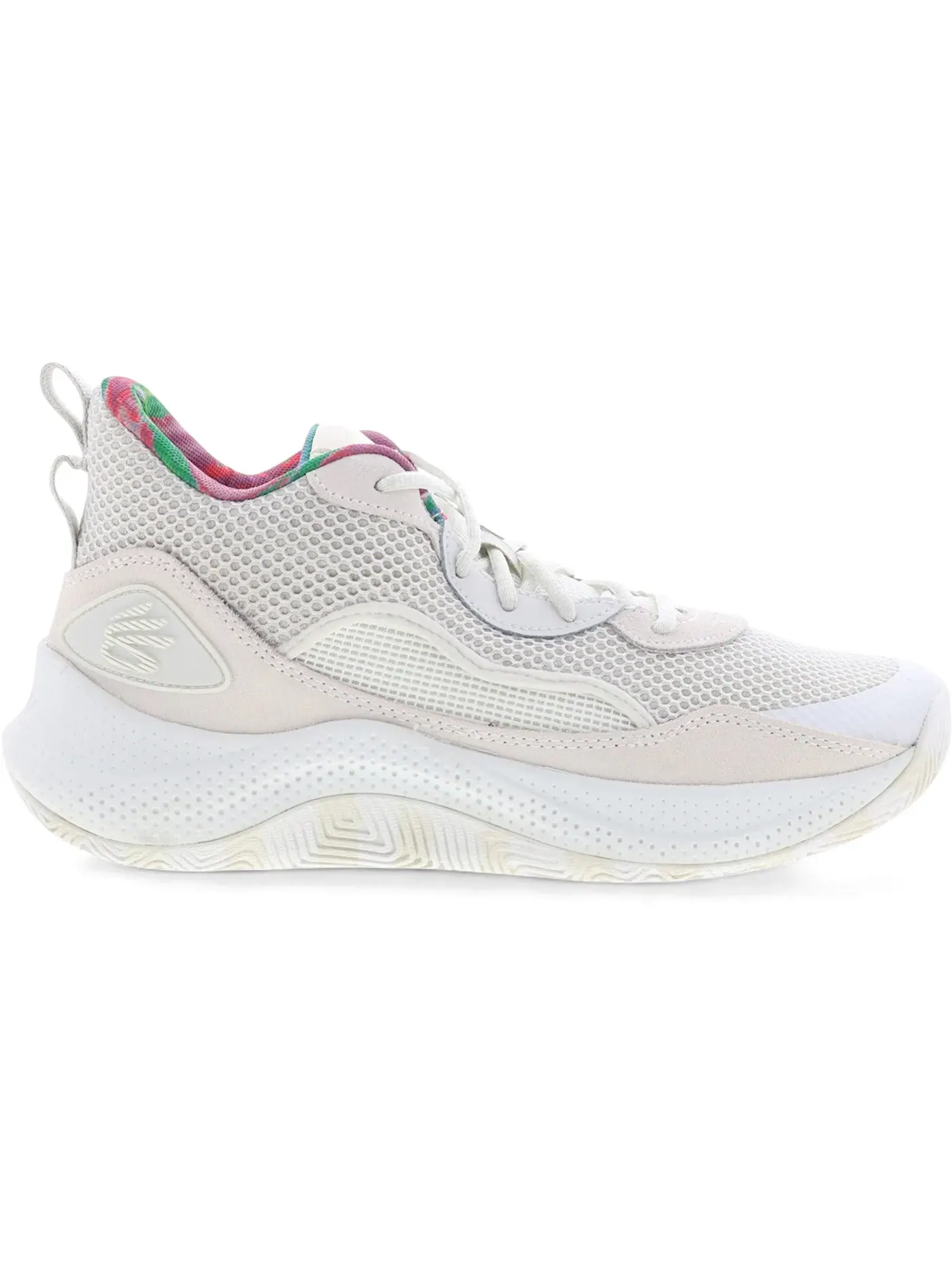 Мужские кроссовки для баскетбола Under Armour Curry 3Zer0 24 — изображение 1 из 1, белый/белый