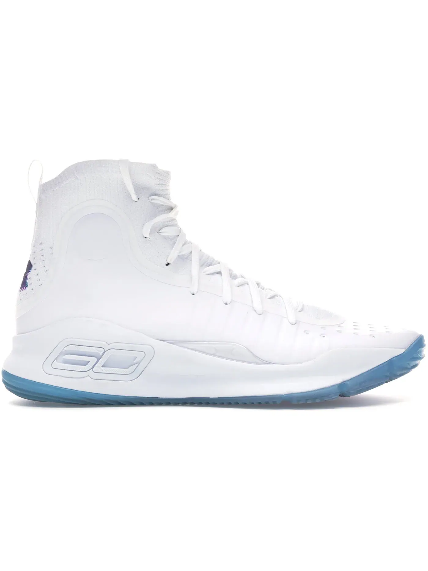 Мужские кроссовки для баскетбола Under Armour Curry 4 — изображение 1 из 1, белый/белый-синий