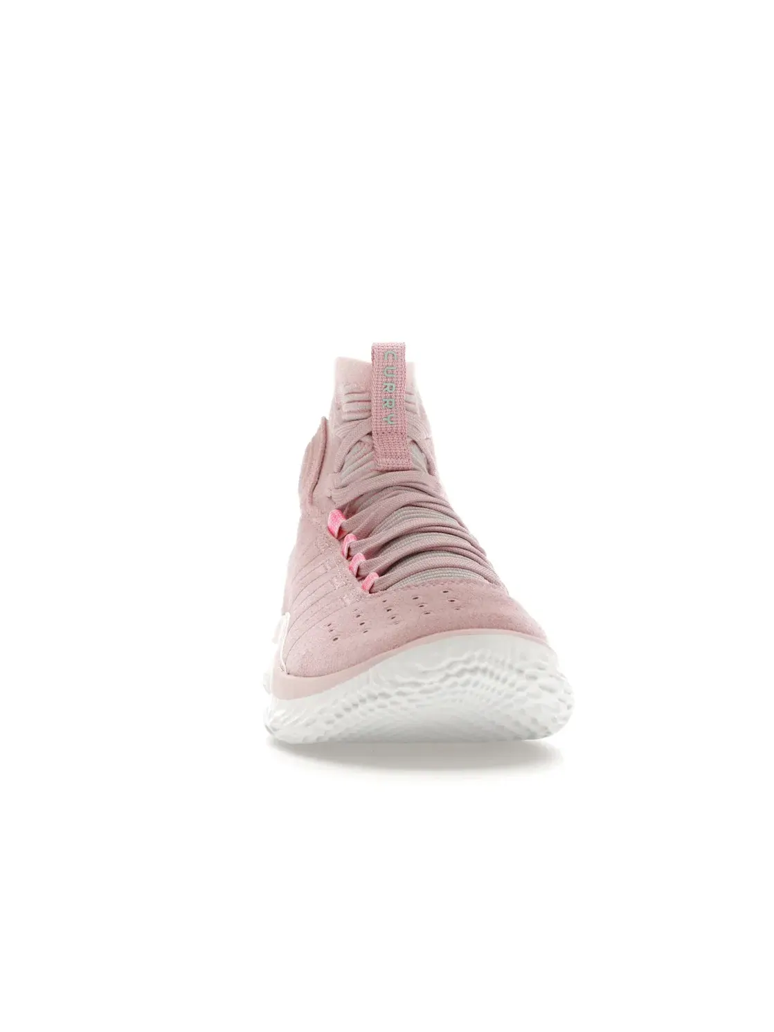 Мужские кроссовки для баскетбола с высоким голенищем Under Armour Curry 4 Flotro — изображение 2 из 4, розовый/белый