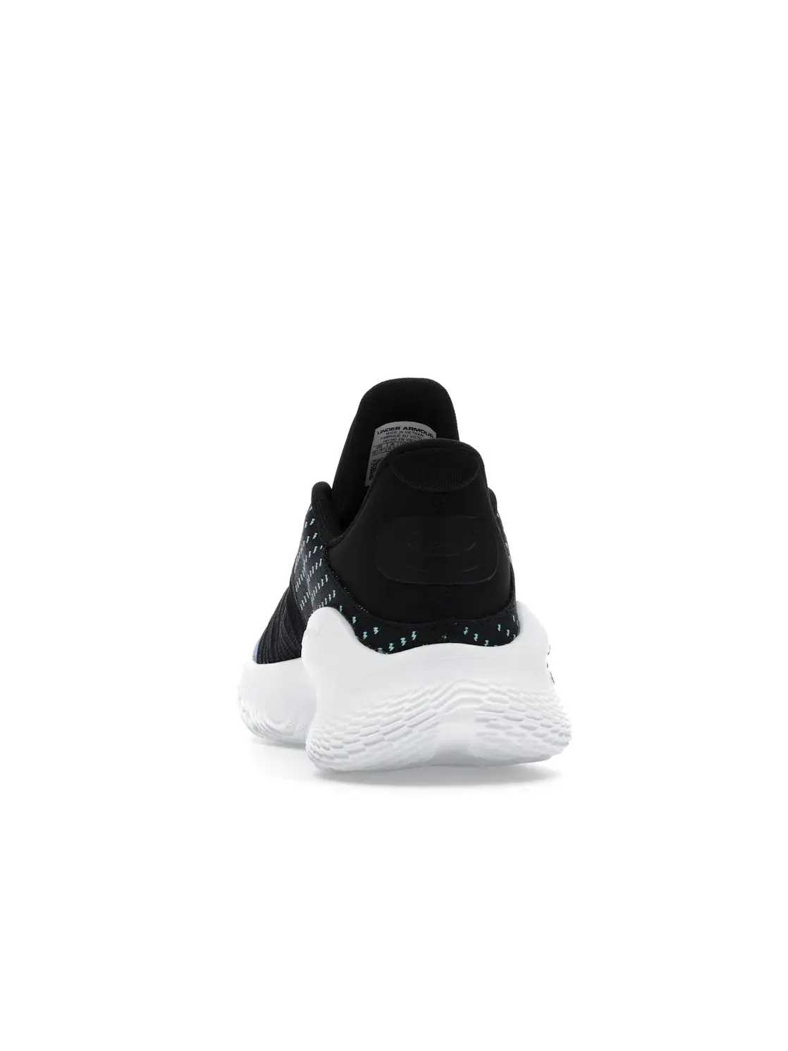 Мужские кроссовки с верхом из текстиля Under Armour Curry 4 Low FloTro — изображение 4 из 4, черный/синий