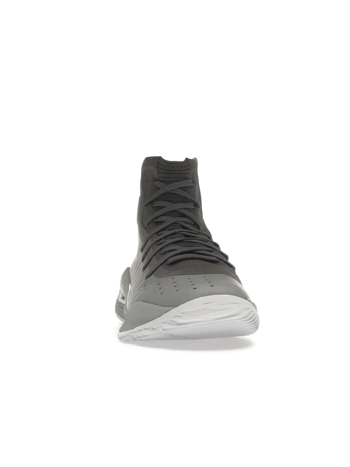 Мужские кроссовки с верхом из трикотажа и синтетики Under Armour Curry 4 — изображение 2 из 4, серый/графитовый-белый