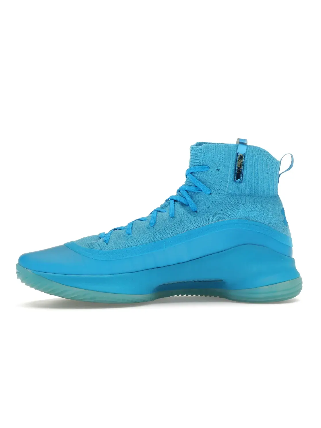 Мужские кроссовки для баскетбола Under Armour Curry 4 Retro — изображение 3 из 4, металлик золотистый