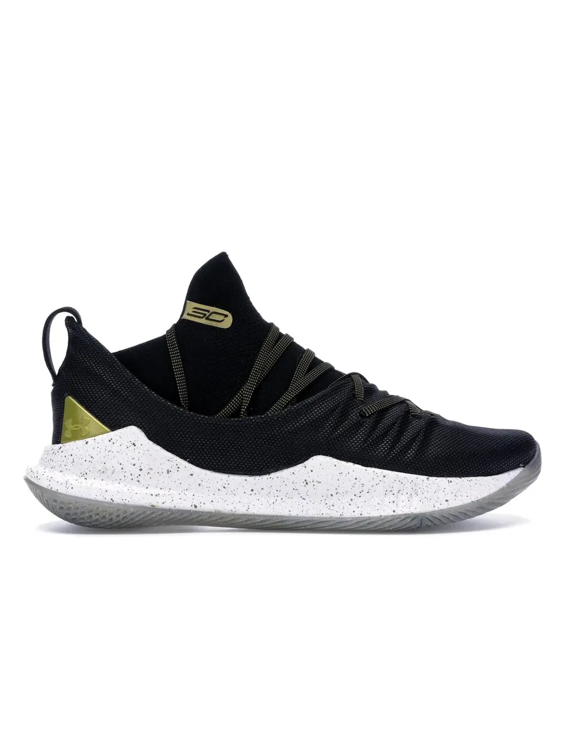 Мужские кроссовки для баскетбола Under Armour Curry 5 — изображение 1 из 4, черный/золотистый