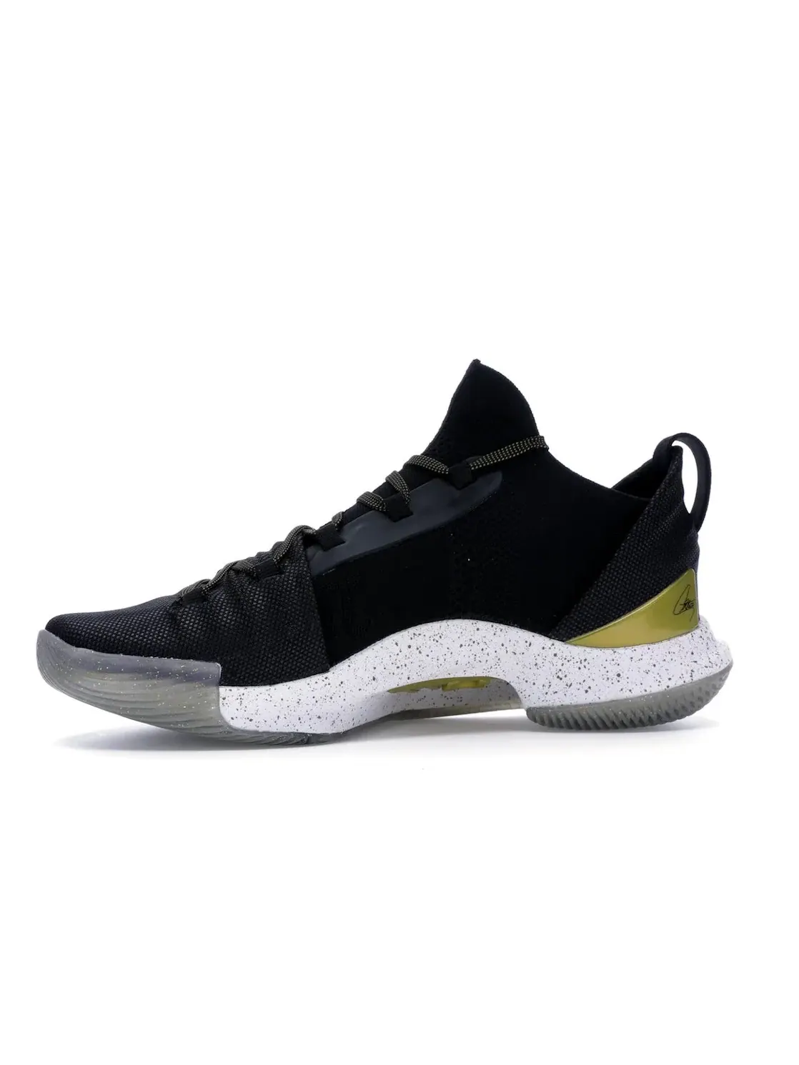 Мужские кроссовки для баскетбола Under Armour Curry 5 — изображение 3 из 4, черный/золотистый