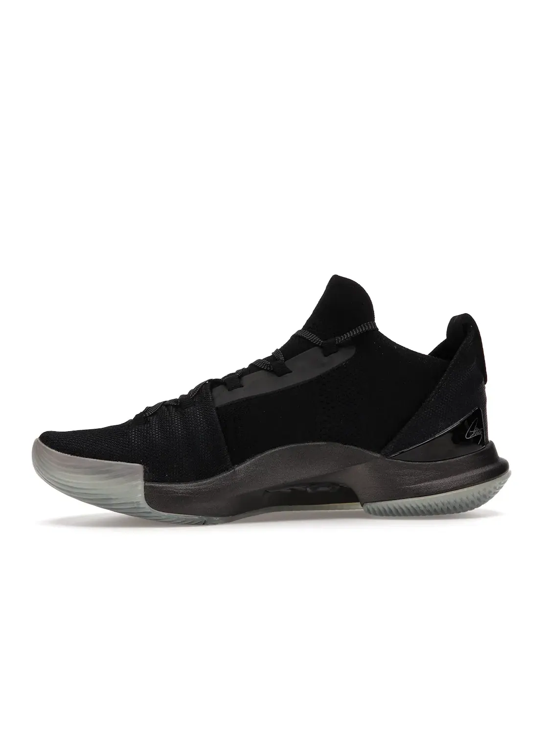 Мужские кроссовки для баскетбола с верхом из текстиля Under Armour Curry 5 — изображение 3 из 4, черный/металлик