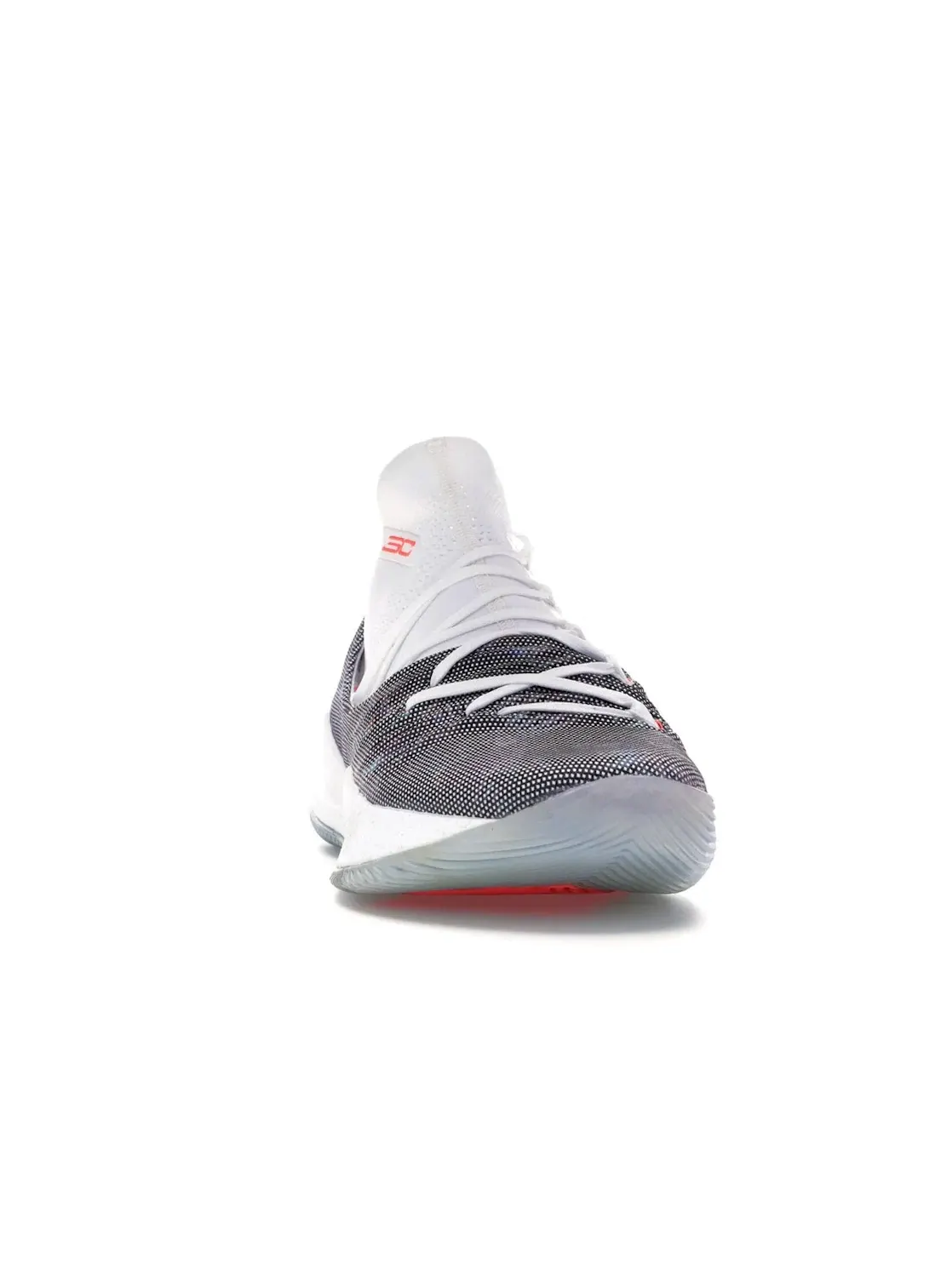 Мужские кроссовки для бега Under Armour Curry 5 — изображение 2 из 4, белый/белый-неоновый