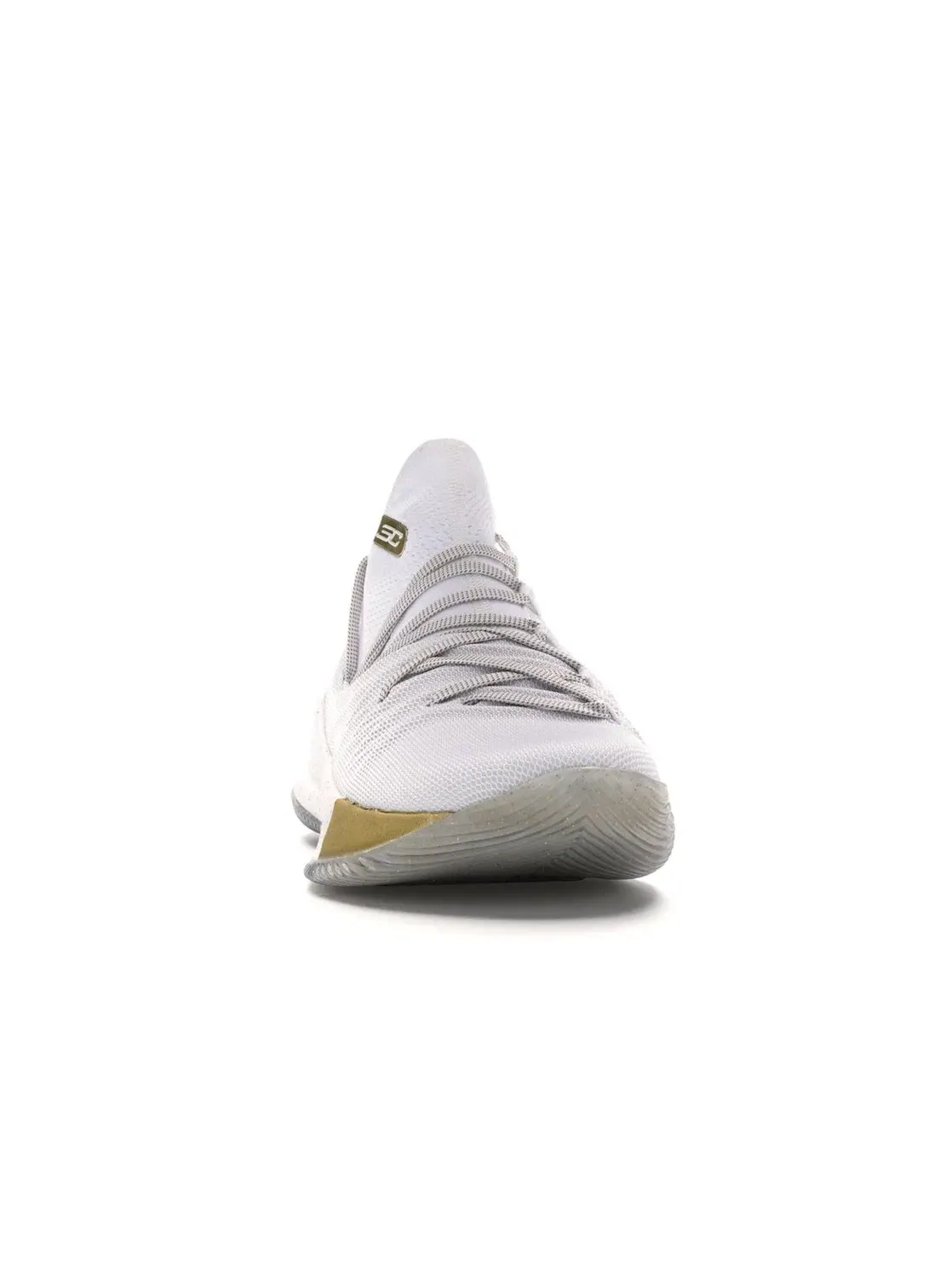 Мужские кроссовки для баскетбола Under Armour Curry 5 — изображение 2 из 4, белый/золотистый