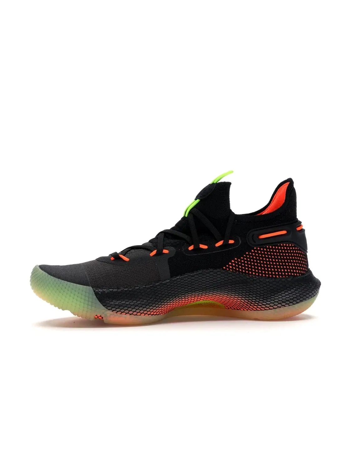 Мужские баскетбольные кроссовки с амортизацией Under Armour Curry 6 — изображение 3 из 4, черный/желтый