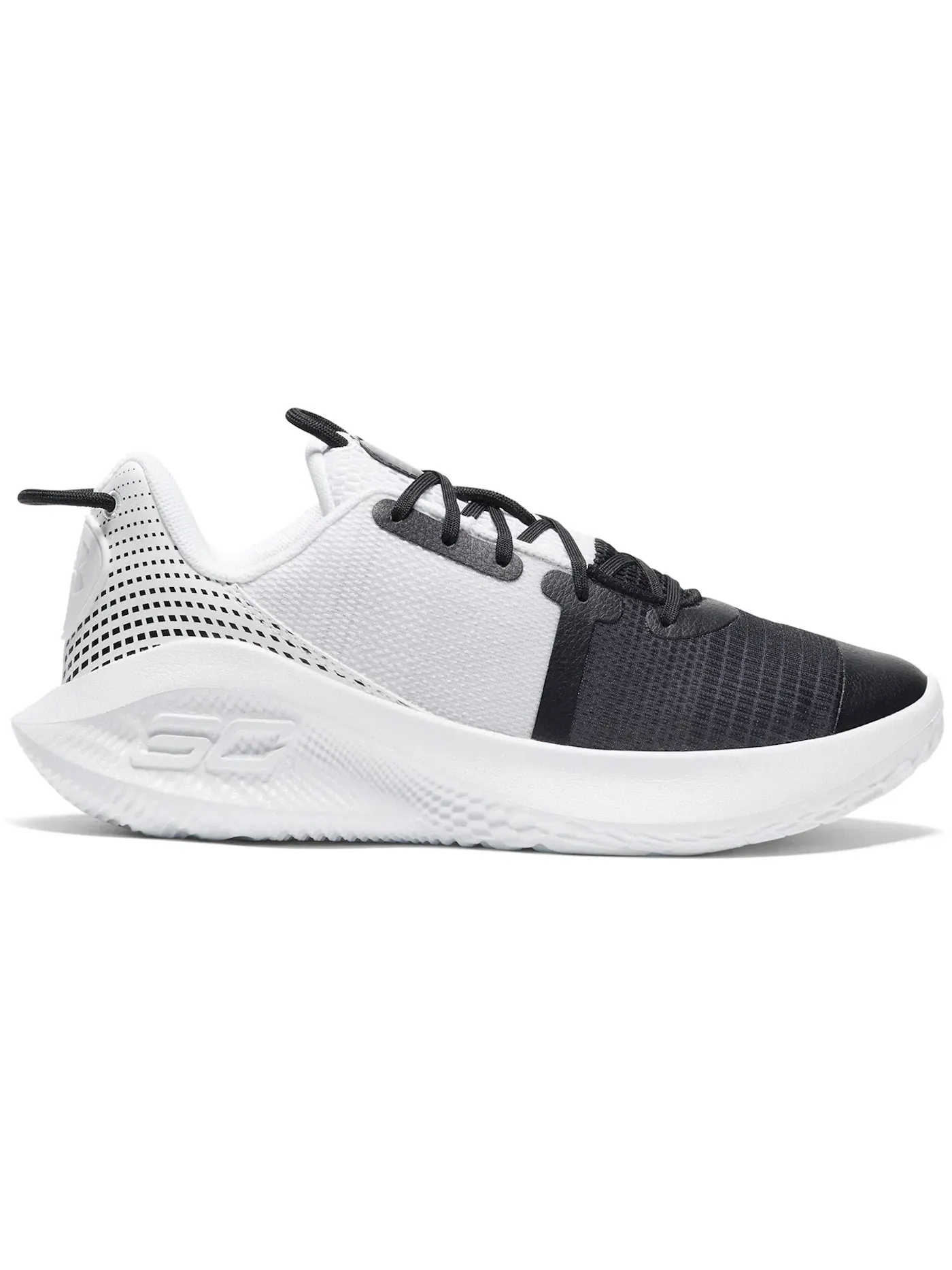 Мужские кроссовки для баскетбола Under Armour Curry 6 FloTro Shooting Star — изображение 1 из 1, черный/белый