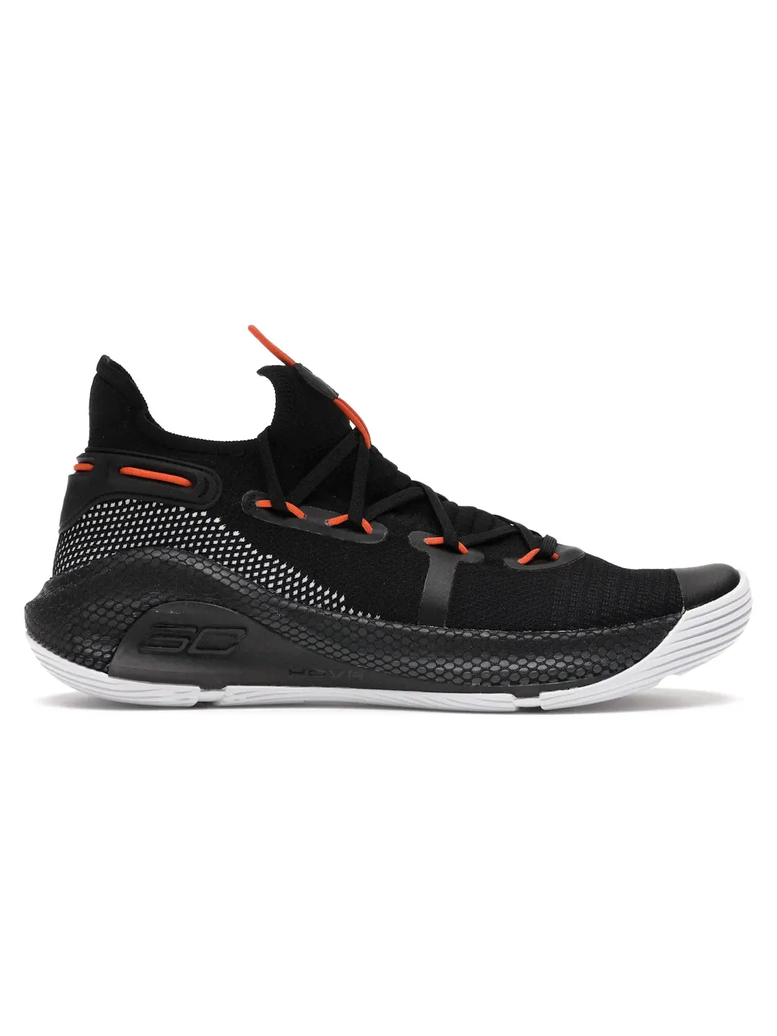 Мужские кроссовки для баскетбола Under Armour Curry 6 — изображение 1 из 4, черный/оранжевый-белый