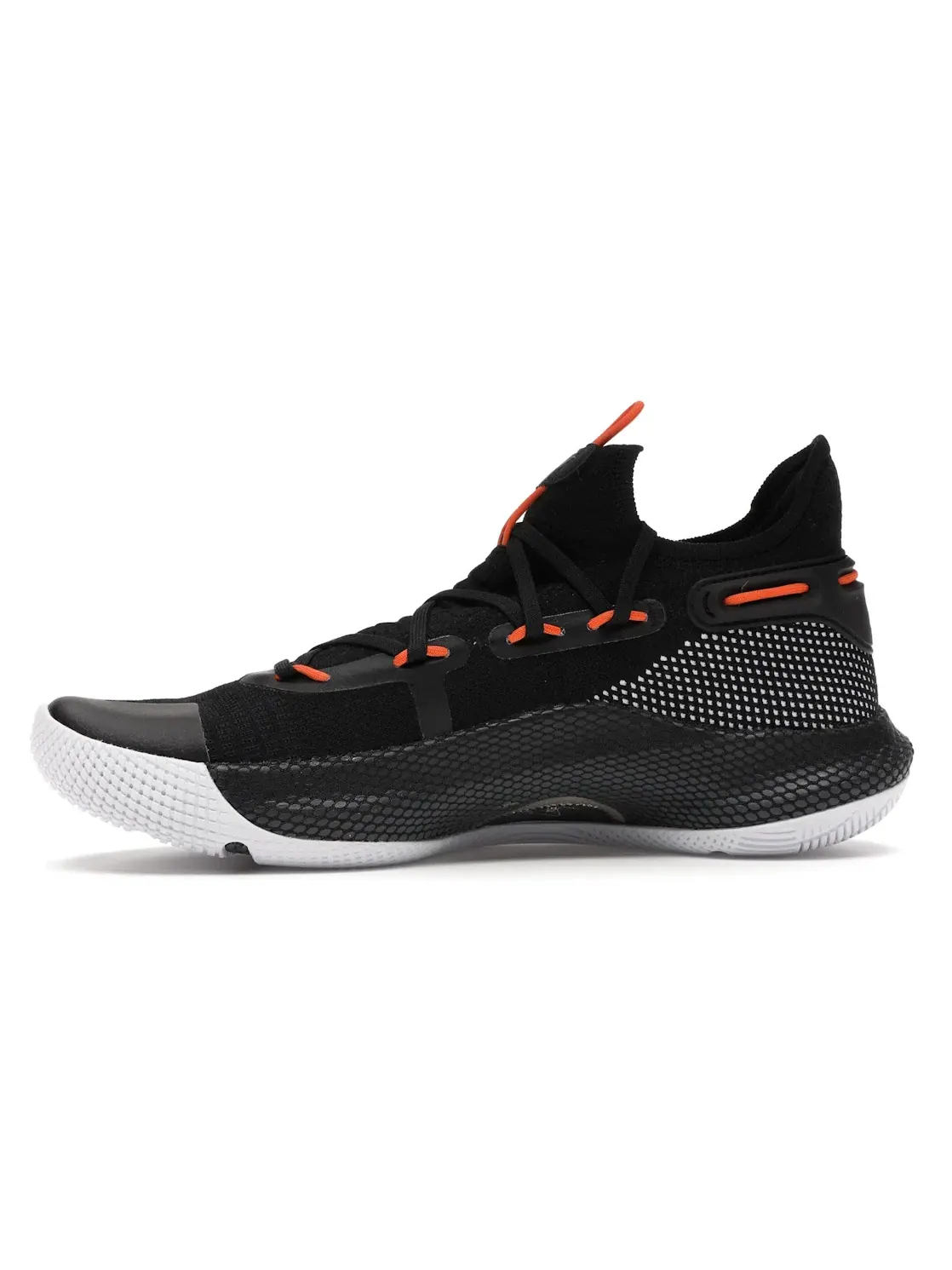Мужские кроссовки для баскетбола Under Armour Curry 6 — изображение 3 из 4, черный/оранжевый-белый