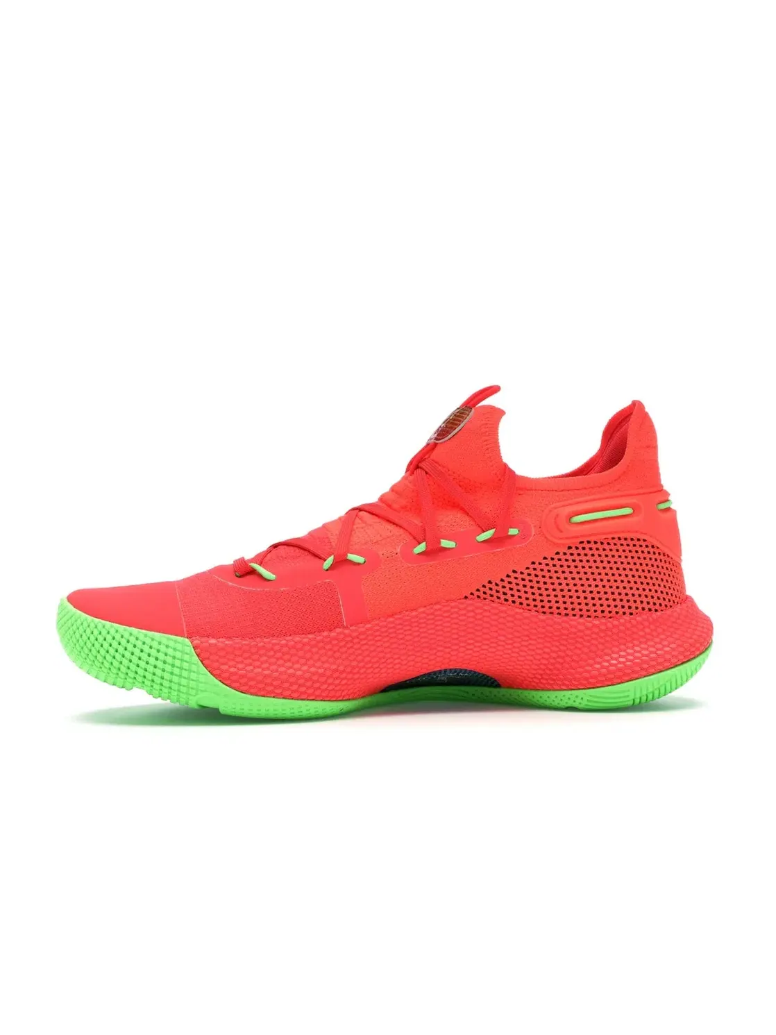 Мужские кроссовки для бега Curry 6 Under Armour — изображение 3 из 4, красный/-черный