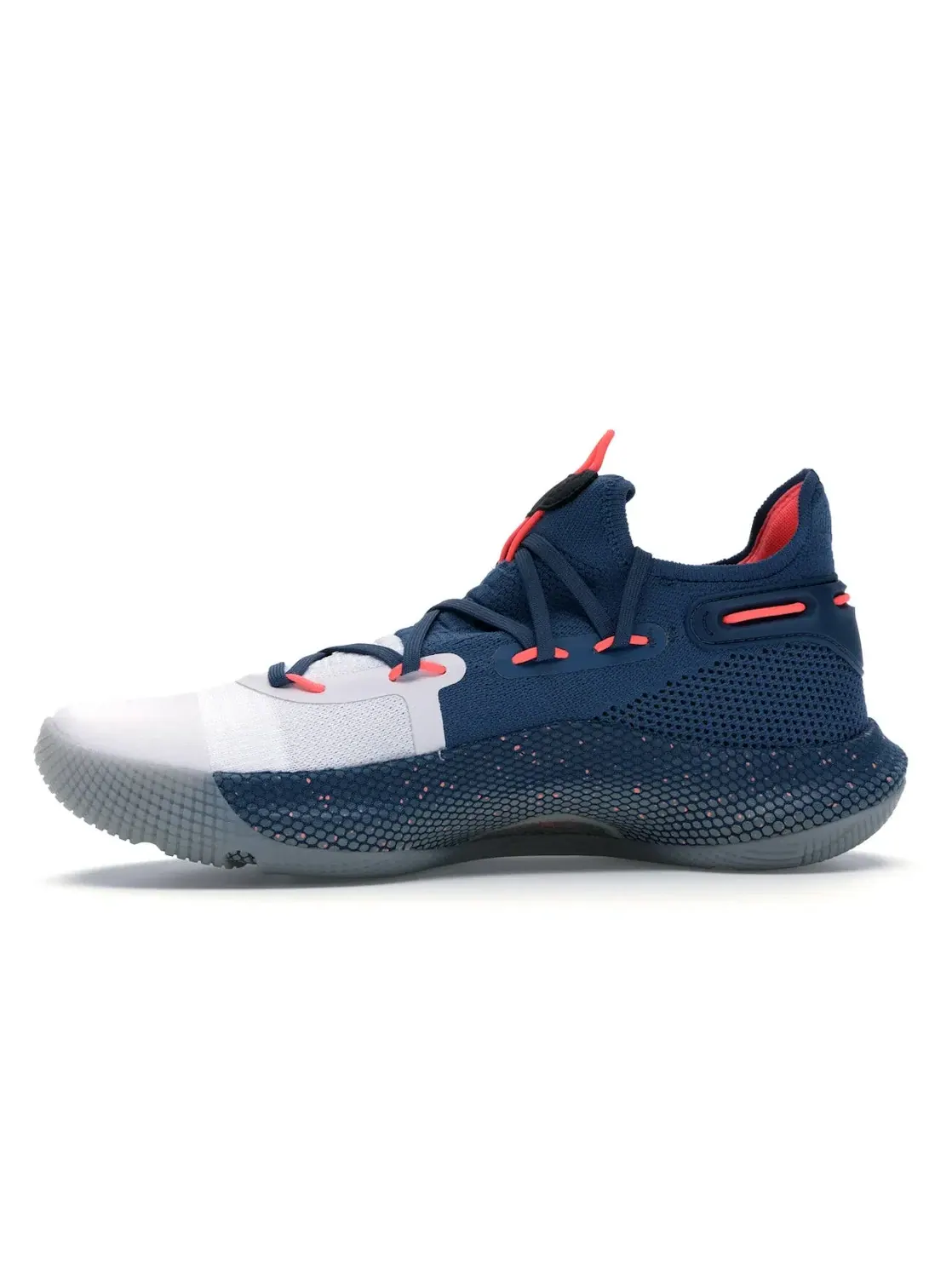 Мужские кроссовки для бега с сетчатым верхом Under Armour Curry 6 — изображение 3 из 4, синий/серый