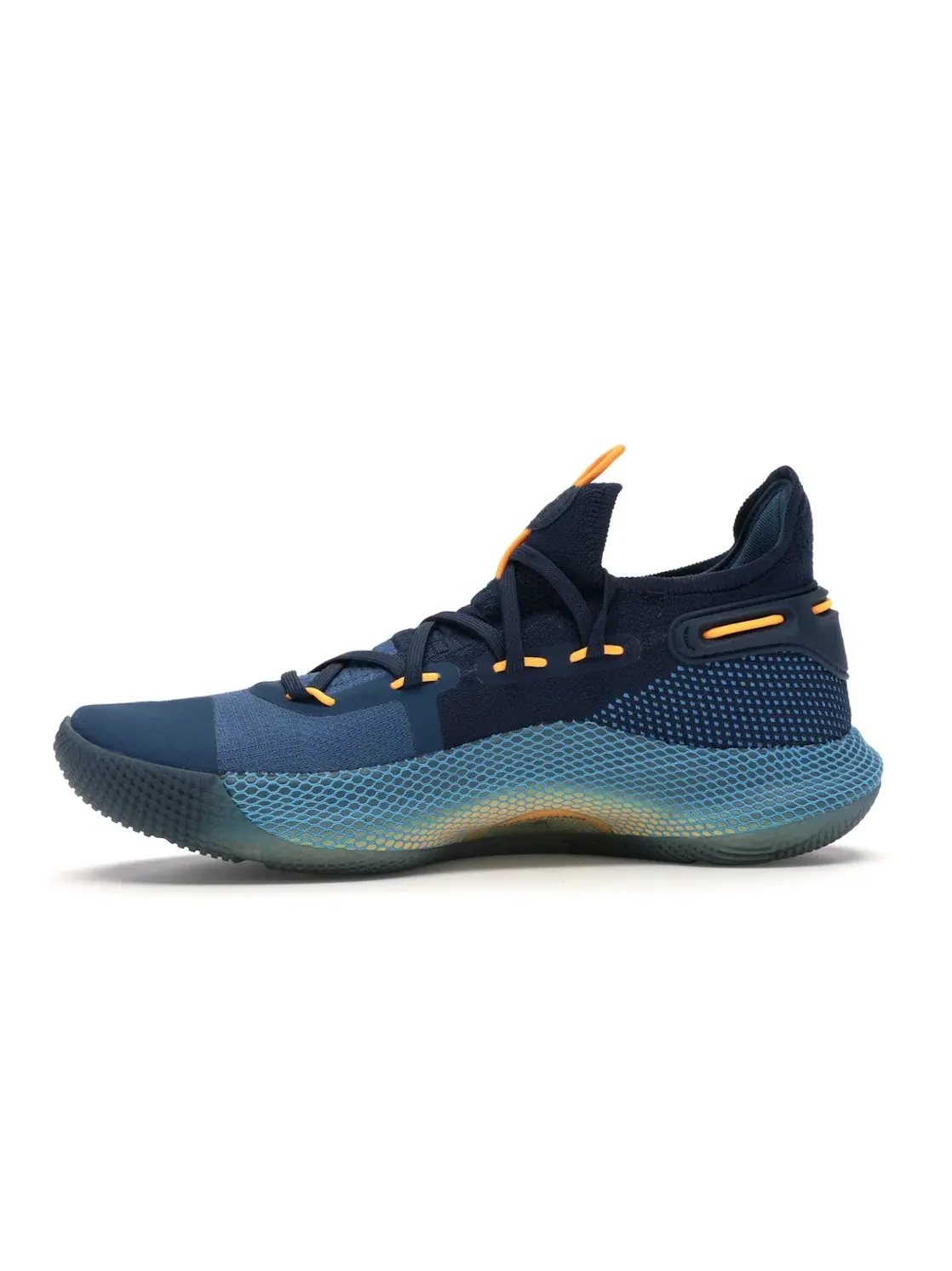 Мужские кроссовки для бега Under Armour Curry 6 — изображение 3 из 4, оранжевый