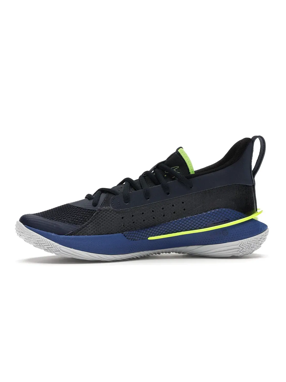 Мужские кроссовки для бега Curry 7 Under Armour — изображение 3 из 4, желтый
