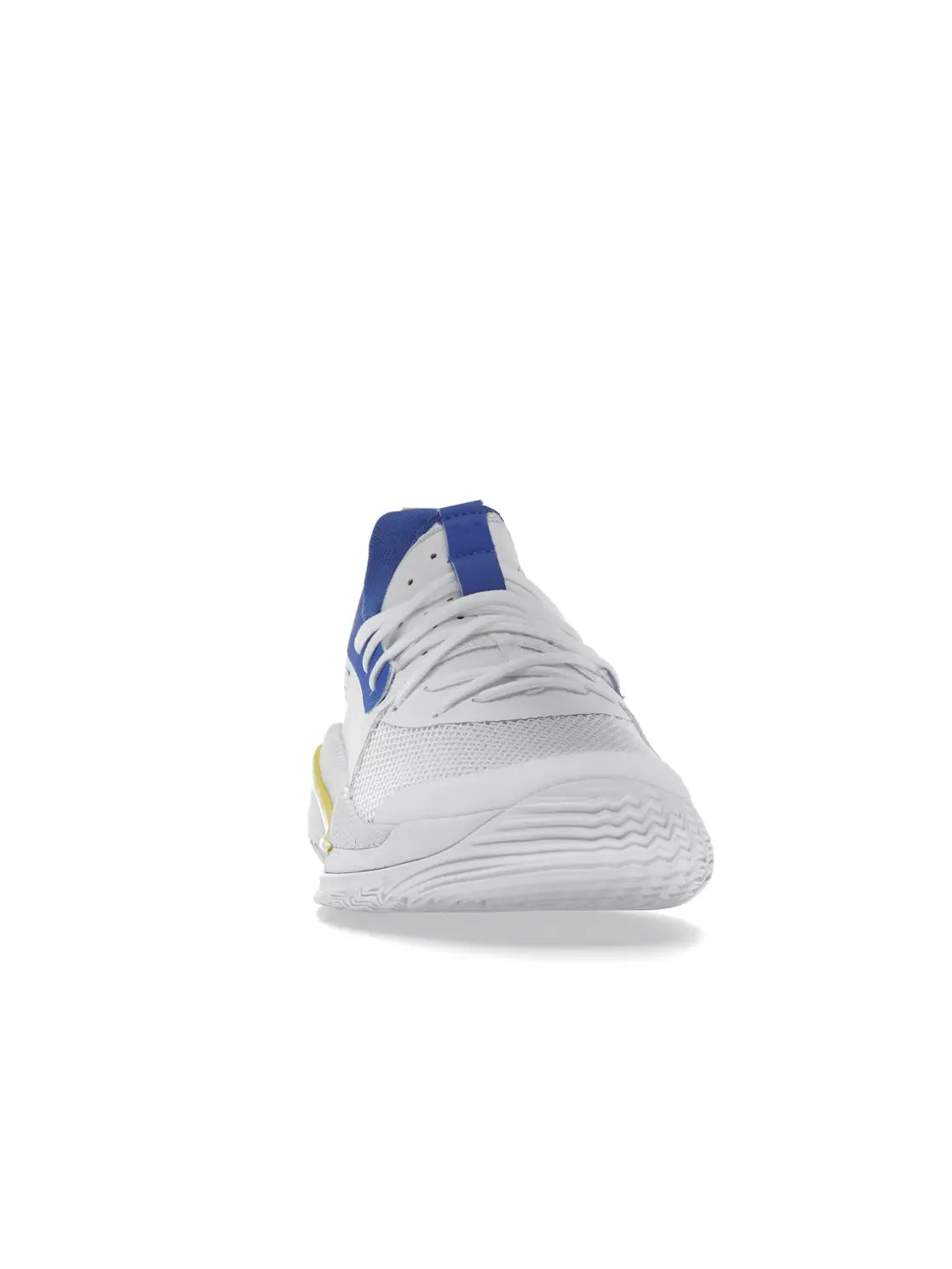 Мужские кроссовки для баскетбола с сетчатым верхом Under Armour Curry 7 — изображение 2 из 4, белый/-желтый