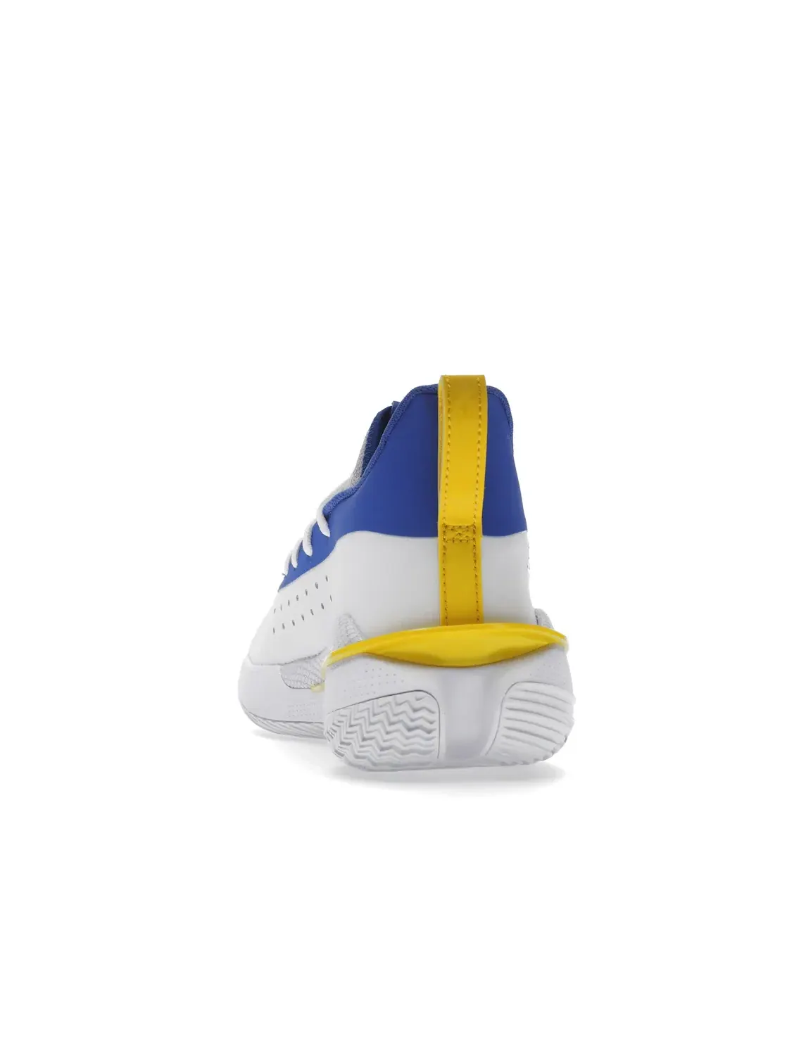 Мужские кроссовки для баскетбола с сетчатым верхом Under Armour Curry 7 — изображение 4 из 4, белый/-желтый
