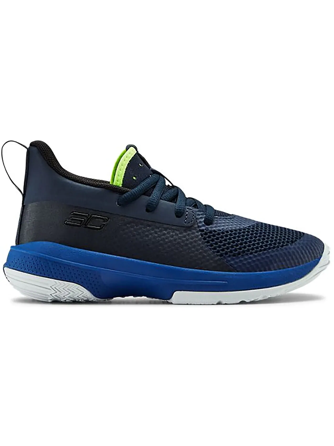 Детские кроссовки для мальчиков с принтом Under Armour Curry 7 Under Armour — изображение 1 из 1, желтый