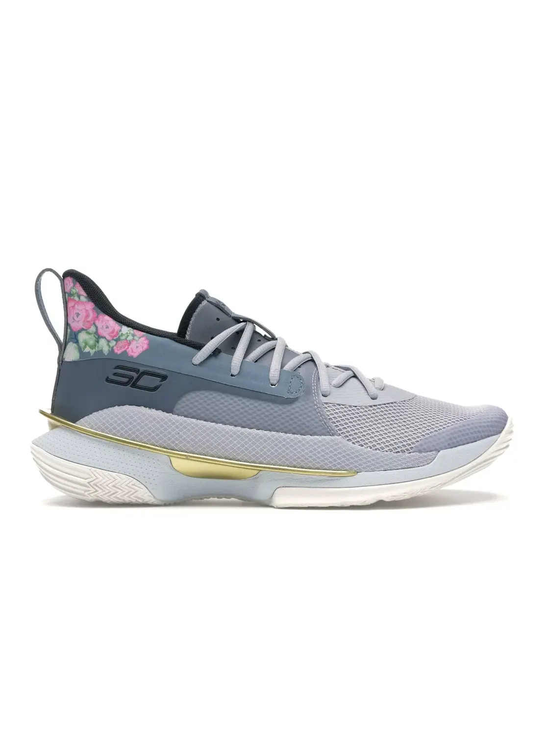 Мужские баскетбольные кроссовки с принтом Under Armour Curry 7 Floral Chinese New Year — изображение 1 из 4