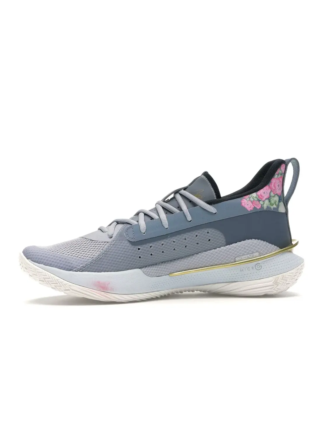 Мужские баскетбольные кроссовки с принтом Under Armour Curry 7 Floral Chinese New Year — изображение 3 из 4