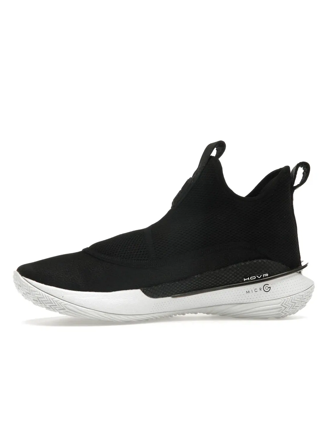 Мужские кроссовки для бега Under Armour Curry 7 — изображение 3 из 4, черный/белый