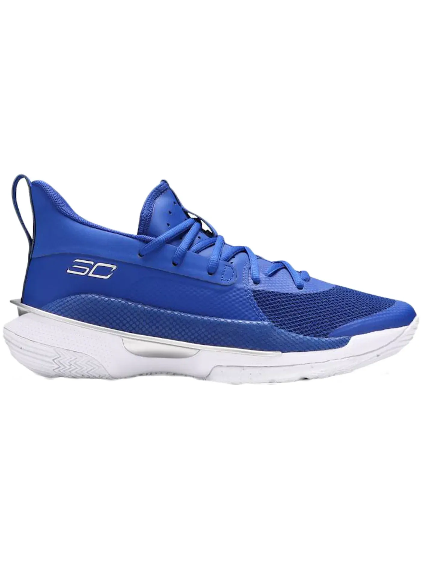 Мужские кроссовки для бега Curry 7 Under Armour — изображение 1 из 1, синий/белый
