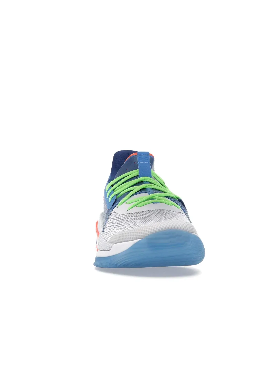 Мужские кроссовки для игры с верхом из сетки Under Armour Curry 7 — изображение 2 из 4, белый-синий