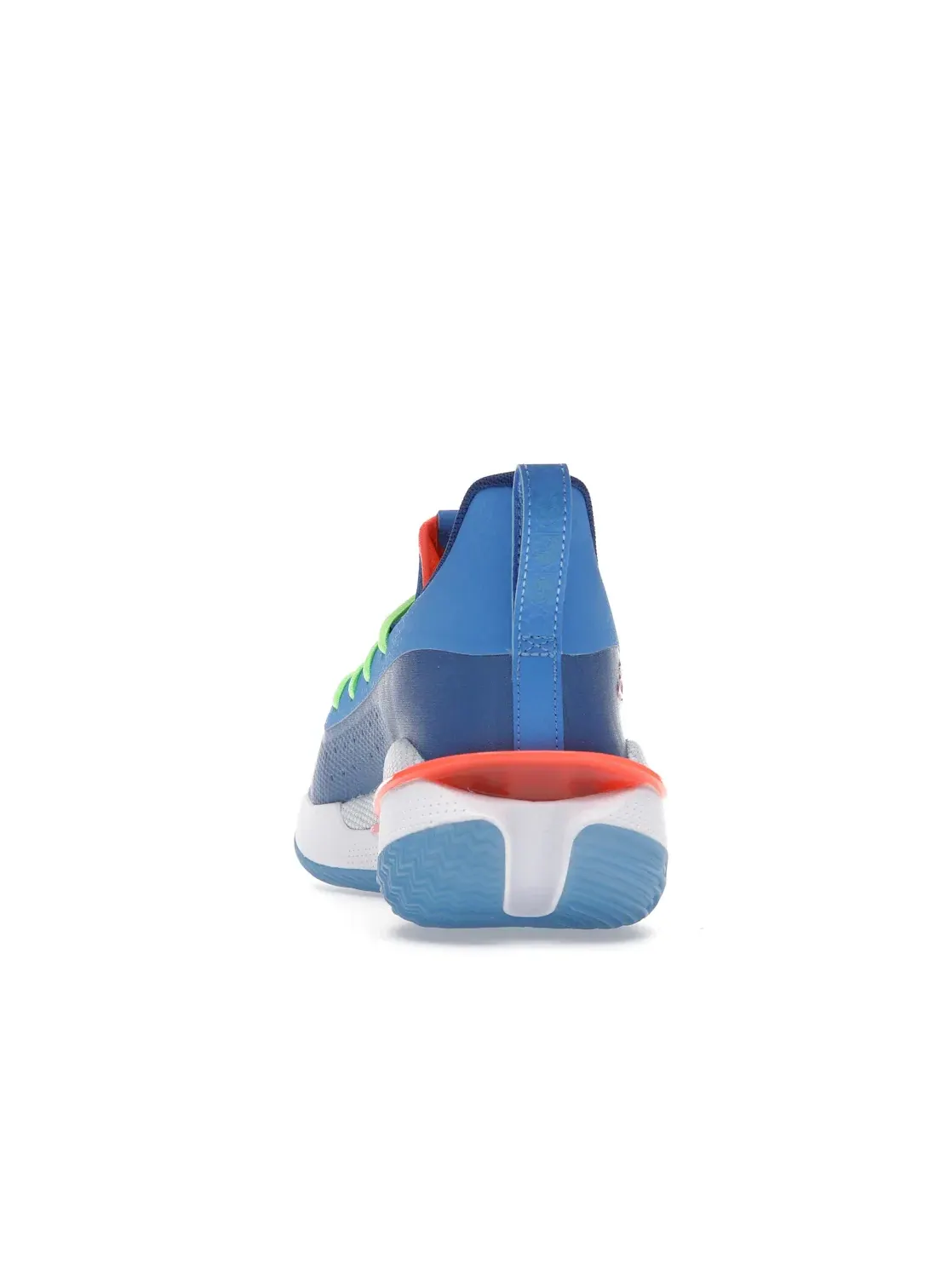 Мужские кроссовки для игры с верхом из сетки Under Armour Curry 7 — изображение 4 из 4, белый-синий