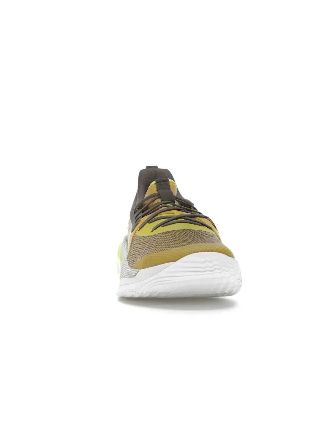 Мужские кроссовки для бега Curry 7 Under Armour — изображение 2 из 4, желтый/белый-коричневый