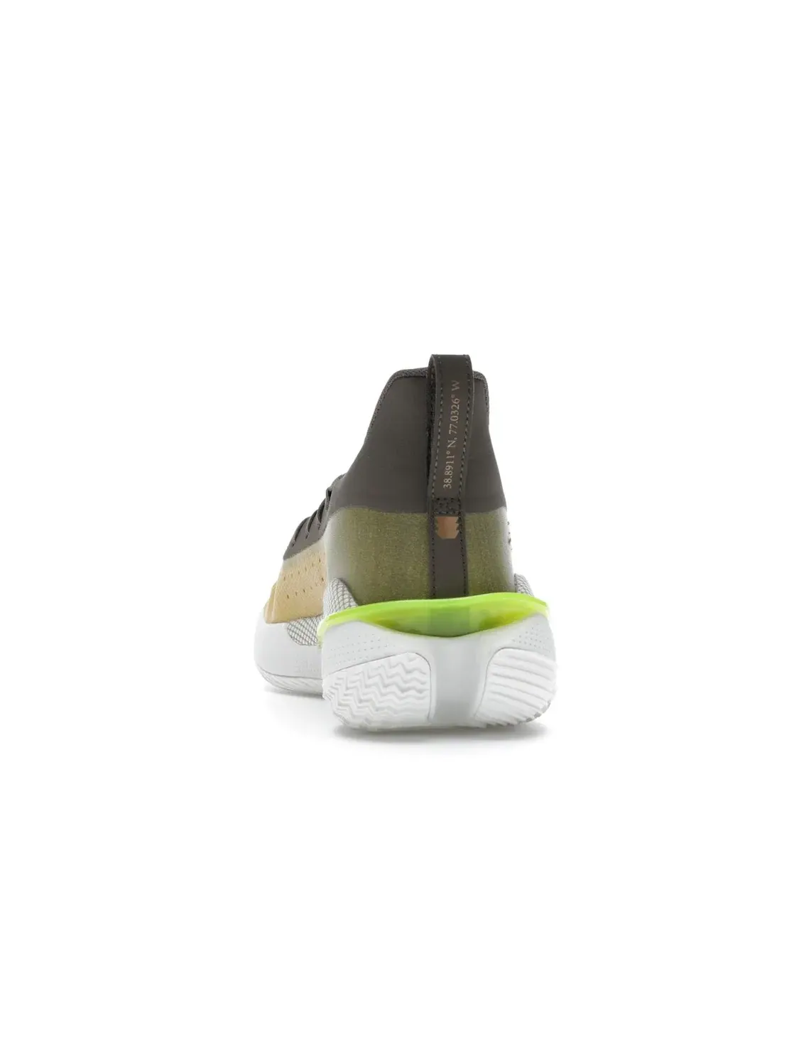 Мужские кроссовки для бега Curry 7 Under Armour — изображение 4 из 4, желтый/белый-коричневый