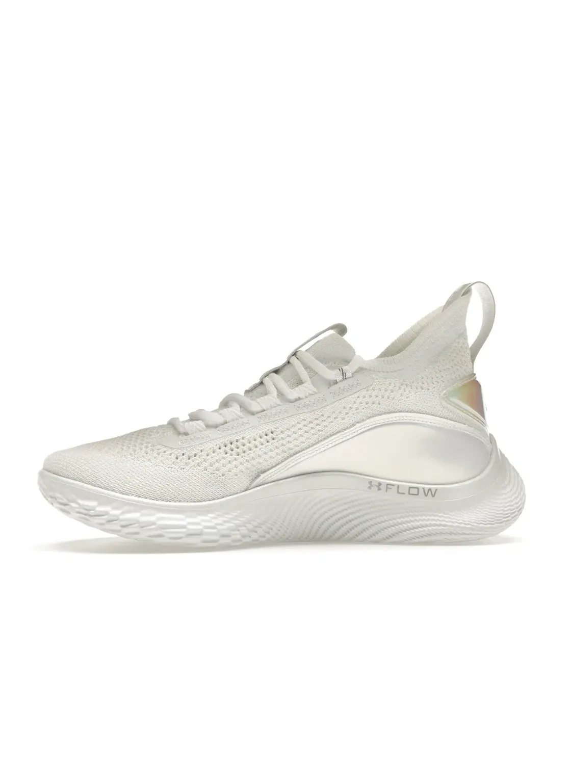Мужские кроссовки для бега с подошвой Flow Curry Flow 8 Under Armour — изображение 3 из 4, белый