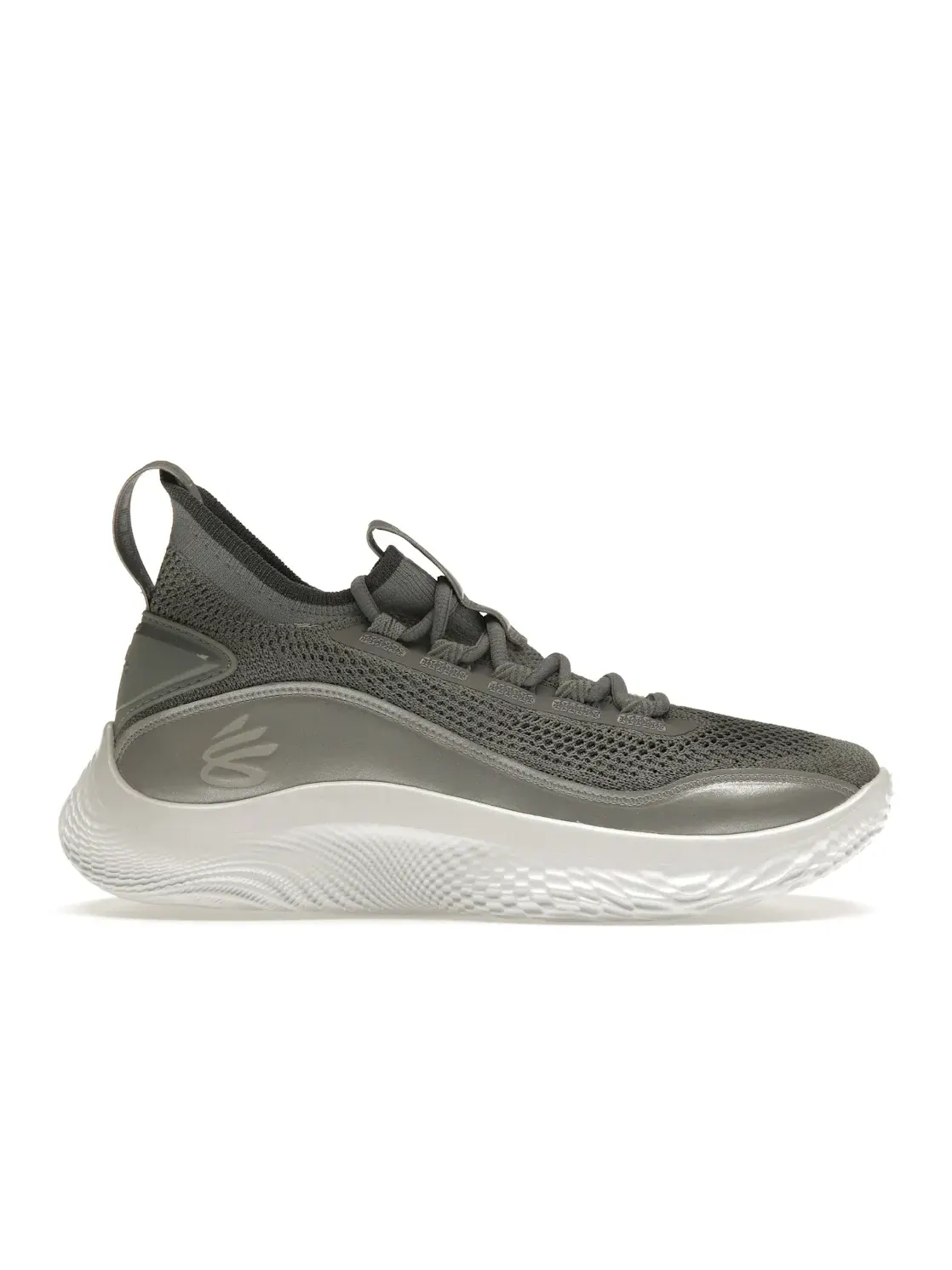 Мужские кроссовки для бега Under Armour Curry Flow 8 — изображение 1 из 4, серый серый белый