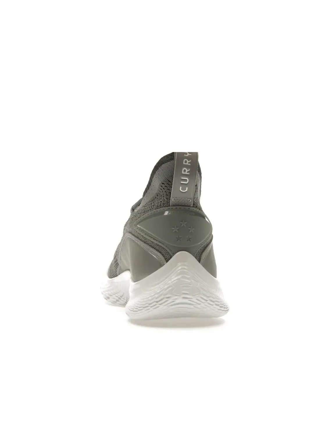 Мужские кроссовки для бега Under Armour Curry Flow 8 — изображение 4 из 4, серый серый белый