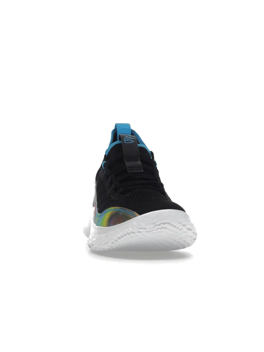 Мужские кроссовки с принтом Under Armour Curry 8 — изображение 2 из 4, черный/белый-белый