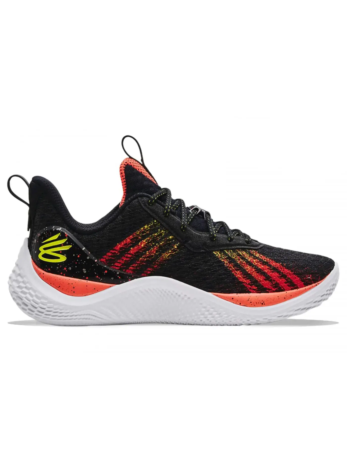 Детские кроссовки для баскетбола Under Armour Curry Flow 10 — изображение 1 из 1, черный//желтый