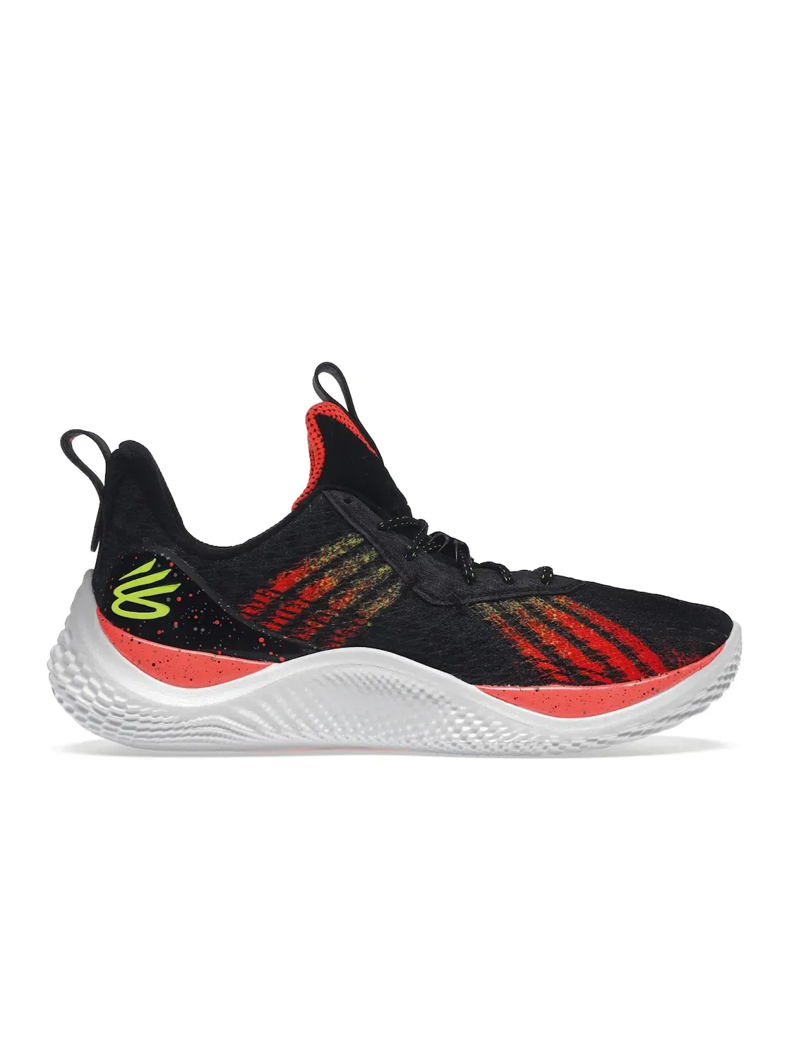 Мужские кроссовки для бега Curry Flow 10 Under Armour — изображение 1 из 4, черный//желтый