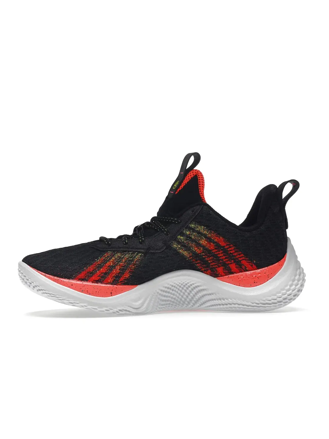 Мужские кроссовки для бега Curry Flow 10 Under Armour — изображение 3 из 4, черный//желтый