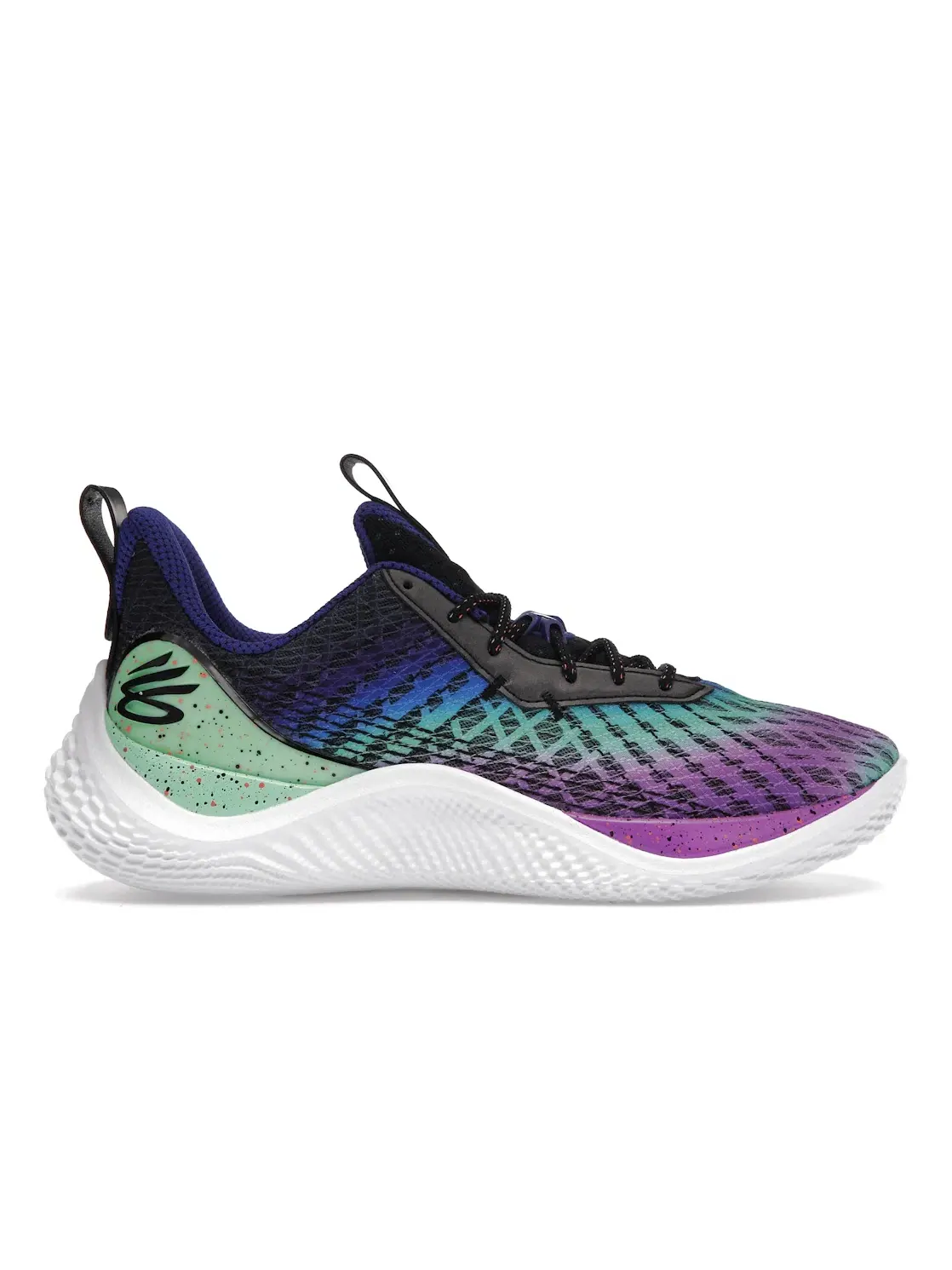 Мужские кроссовки с принтом Under Armour Curry Flow 10 — изображение 1 из 4, фиолетовый