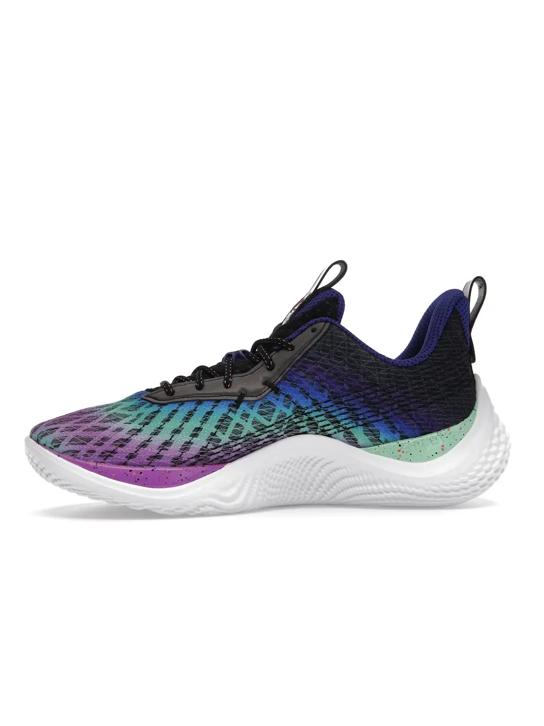 Мужские кроссовки с принтом Under Armour Curry Flow 10 — изображение 3 из 4, фиолетовый