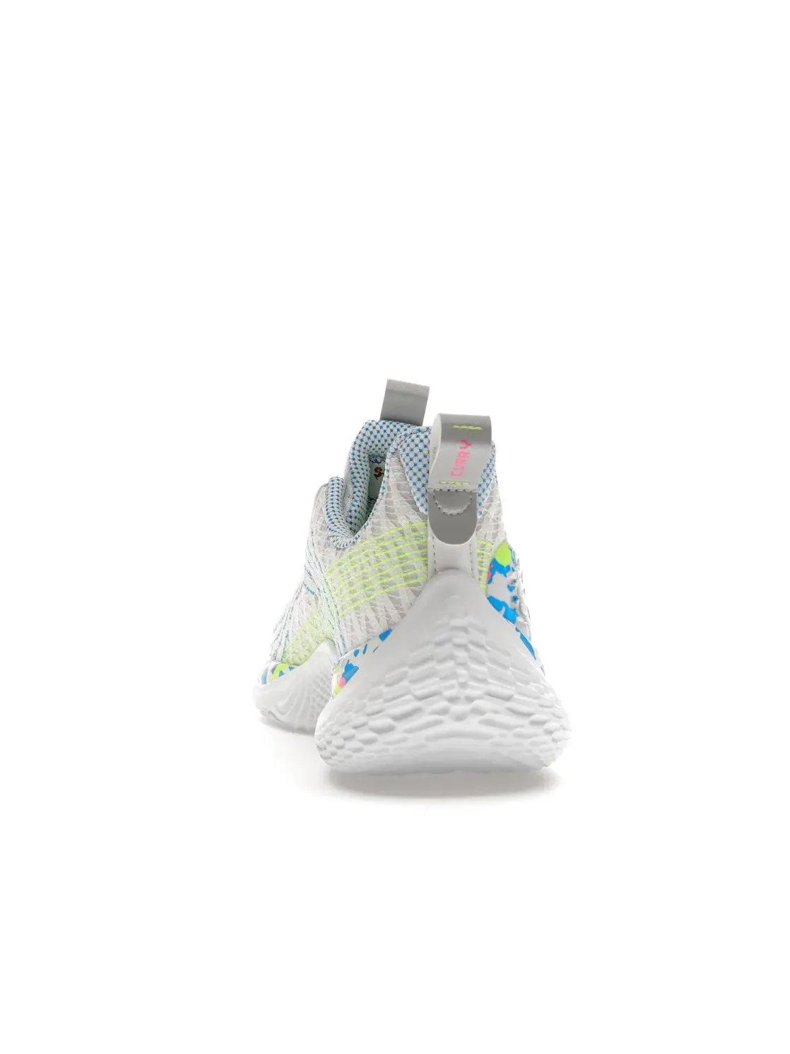 Мужские баскетбольные кроссовки с принтом Under Armour Curry 10 Splash Party — изображение 4 из 4, белый/мульти